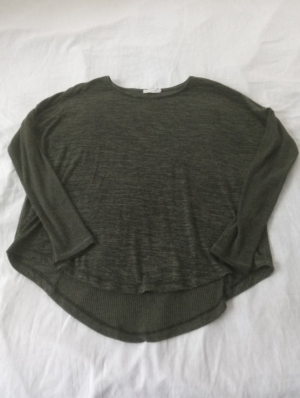 rag & bone Olive Green Heathered Long Sleeve Top